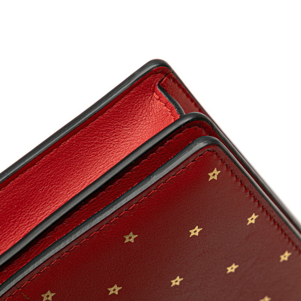 CHRISTIAN DIOR Red Leather Shoulder Bag - Picture 5 of 15
